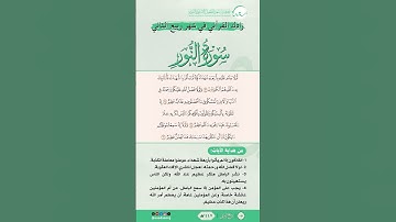 زادك القرآني في شهر ربيع الثاني | سورة النور | من الآية (13) إلى الآية (16) | #القرآن_الكريم #النور