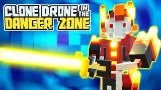 CHALLENGE in the BATTLE ROBOTS! Cartoon game for kids Clone Drone in the Danger Zone