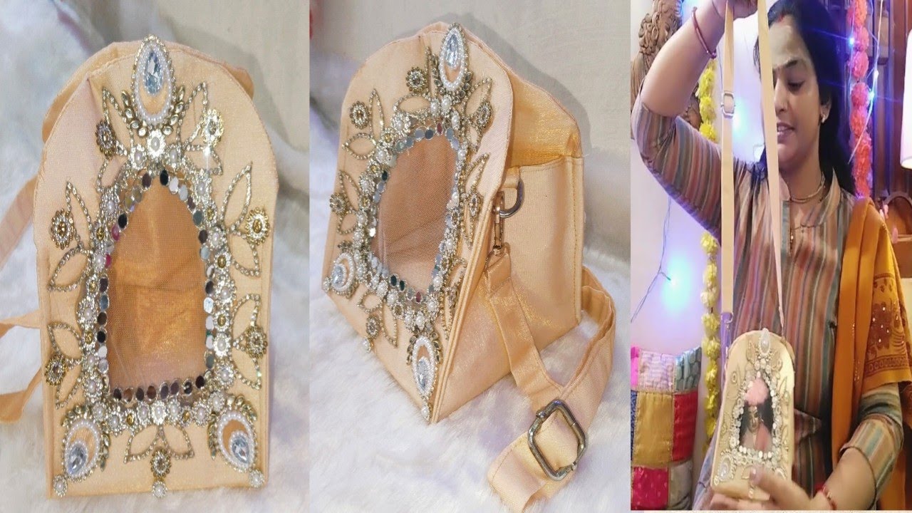 ✨TRAVELING BAG FOR LADDU GOPALJI 🪷 Step By Step Tutorial 🛍️कान्हा के लिए सफ़र बैग बनाएं TravlingBag🧳