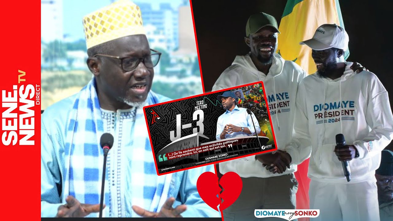 DIRECT : Démission ou nouveau pacte, que va-t-il se passer avec Ousmane Sonko ?