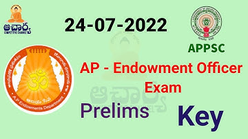 AP Endowment Exam Key .