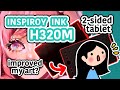 Trying Huion's 2-sided tablet with Ibis Paint X! | Huion Inspiroy Ink H320M