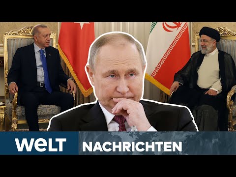 UKRAINE-KRIEG: Knallharte Kämpfe - Putin sucht Unterstützung bei Erdogan und Iran | WELT Livestream