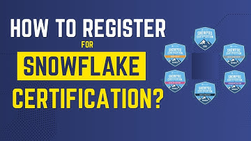 How to register for snowflake certification? | How to register for snowflake pro certification?