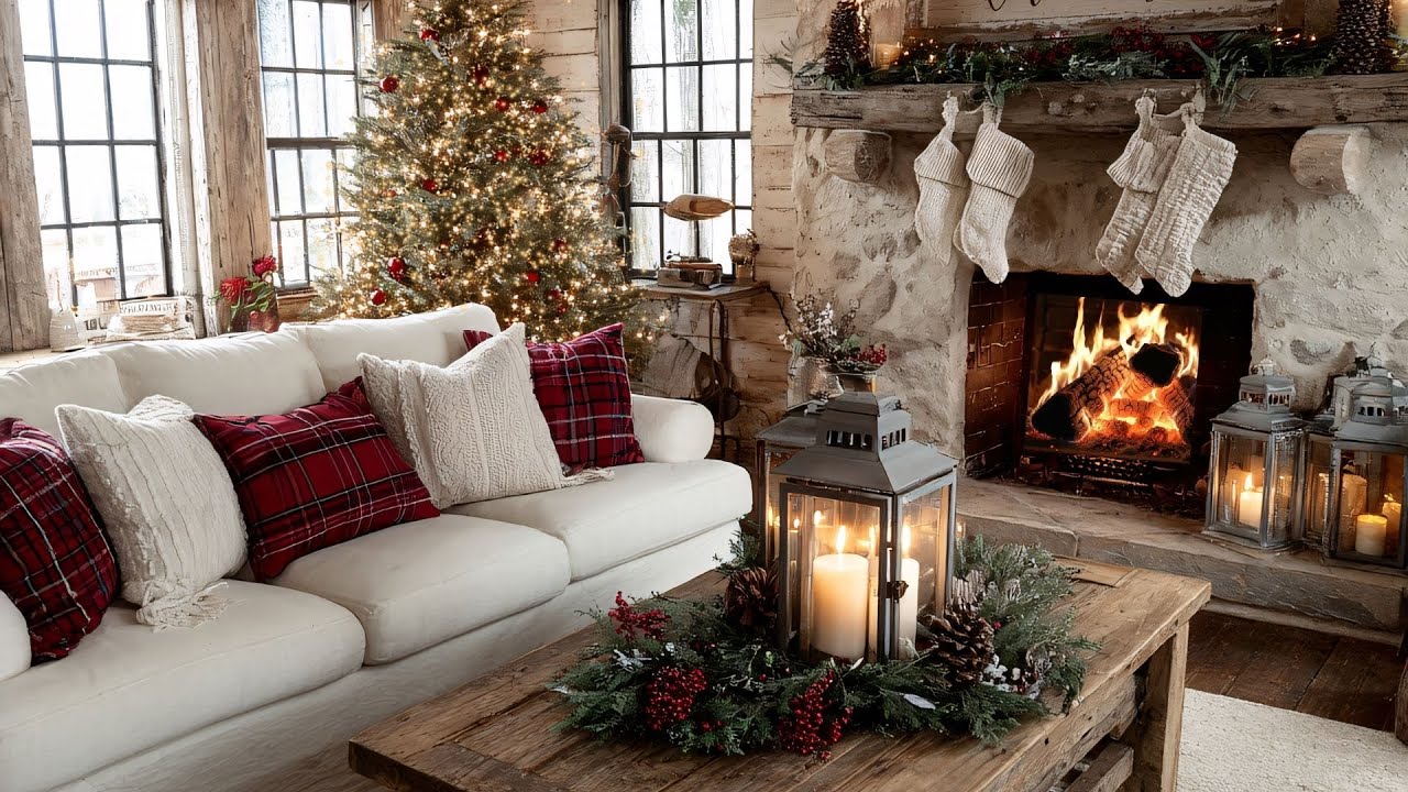 Cozy Winter Morning | Fireplace & Classical Music & Snowy Views | Soft Classical Music for a Work