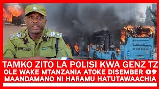 Taharuki. Polisi Watoa Tamko Zito Kwa Genz Maandamano Serikali Yaogopa.