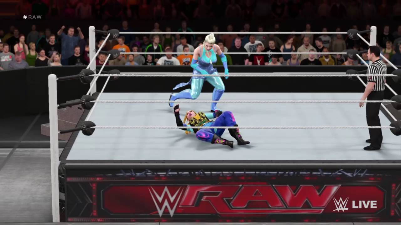 WWE 2K16: Princess Anna VS Queen Elsa
