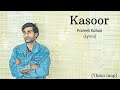 Kasoor - Prateek Kuhad ( 1 Hour Loop ) | Therapy to Reduce Stress, Anxiety & Depression