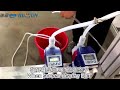 How to set iwaki liquid pump of wet wipes machine
