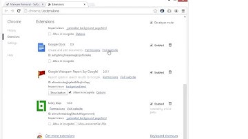 How to remove QuickShare Widget adware - Google Chrome extension