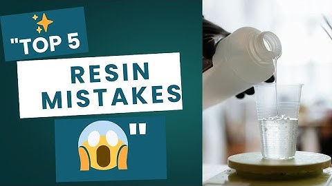 "5 Common Resin Art Mistakes & How to Fix Them Like a Pro!" ✅