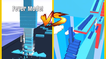 Stack Colors Vs Stair Run : Gameplay Walkthrough Part 2- Level 1-9999 Unlock All Level (iOS Android)