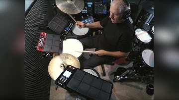 Hybrid beat creation, featuring Nord Drum 3P, Line 6 HX, Black Beauty, Roland TM6 Pro and Agops