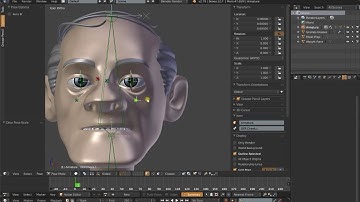 Face Rig Part 4 Easy Cheek and Eye Lid Controls
