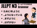 【JLPT N3】 Grammar Test