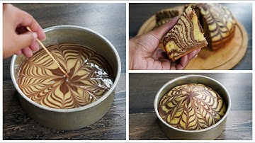 1 Egg Marble Cake in Blender | Without Oven | No Oven,No Beater Marble Cake Recipe | T