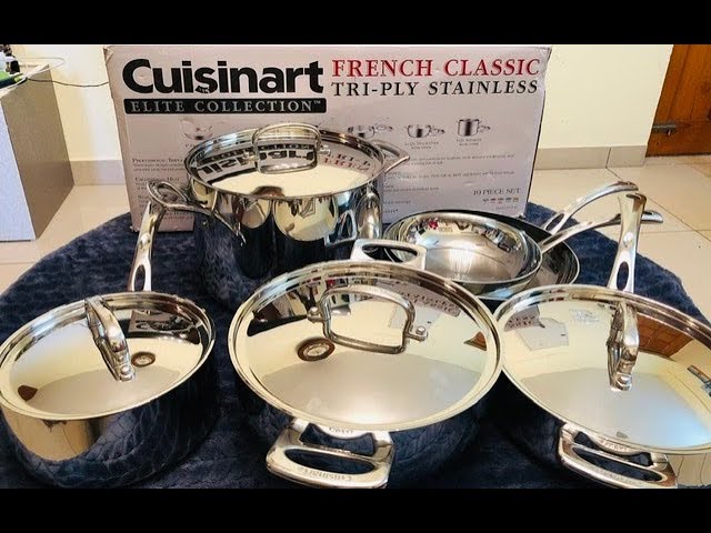 UNBOXING Kirkland Signature 10-piece 5-ply Clad Stainless Steel