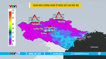 Miền Bắc rét cóng về đêm, vùng núi cao băng giá và sương muối | VTVWDB