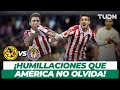 ¡Para recordar! 4 HUMILLACIONES de Chivas al América que calientan el clásico nacional | TUDN