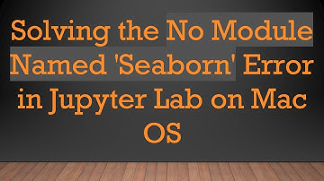 Solving the No Module Named 