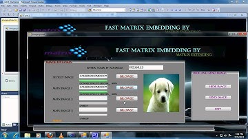 Fast Matrix Embedding by Matrix Extending