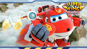 The Rain Dragon | Super wings season 5 | Super wings super pets | EP37