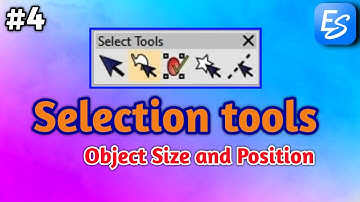 Selection tools and objects size Wilcom embroidery studio e4