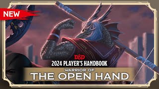 Monk: Warrior of the Open Hand | 2024 Player's Handbook | D&D
