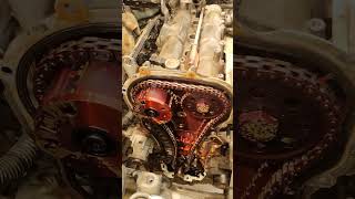 Guía de tensor reventada por chispa el tornillo del bendix del motor de arranque Córdoba 1.6 cadena