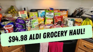 I FINALLY WENT TO ALDI!! || $94.98 GROCERY HAUL WITH PRICES
