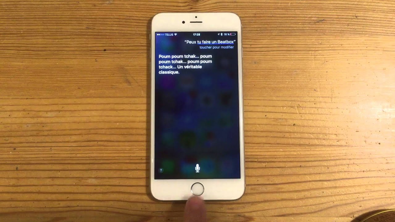 Siri Fait Des Beatbox En Francais Canada Youtube