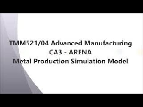 ARENA Metal Production Simulation Model