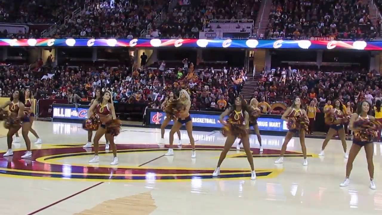 Cavalier Girls Perform at the Cavs Watch Party YouTube