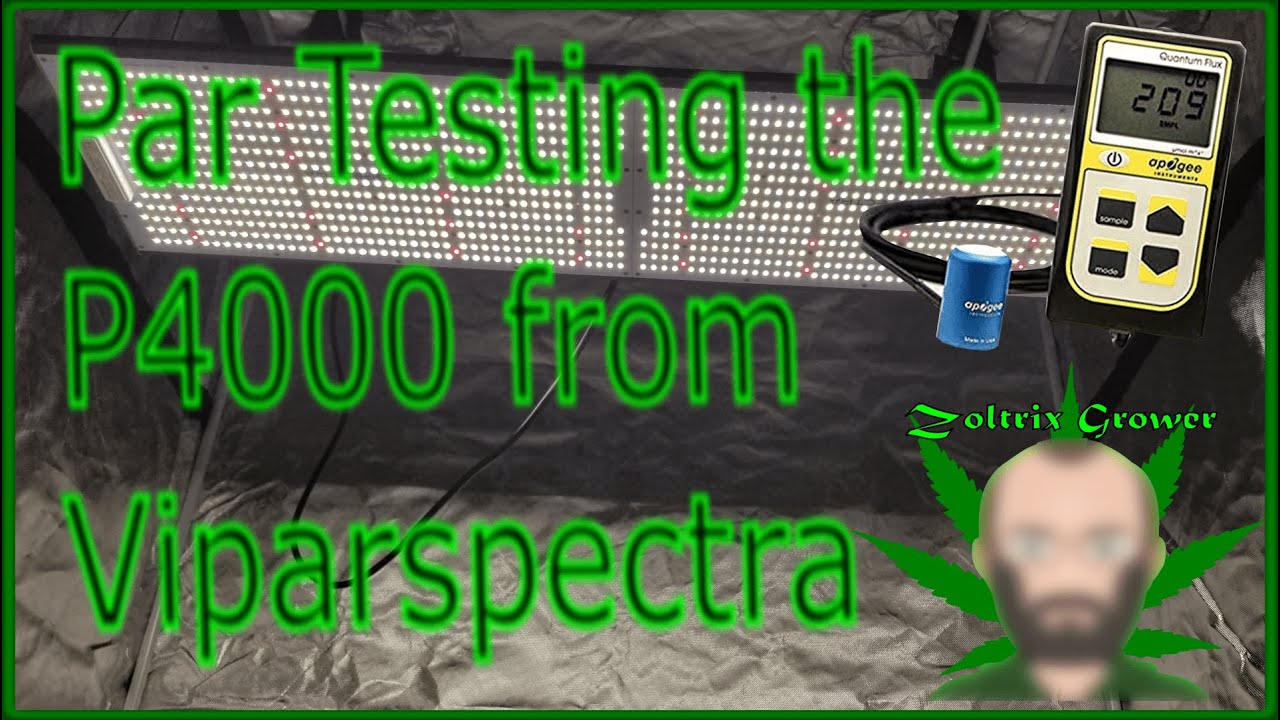 Par Testing the P4000 from Viparspectra! | Heat Test | NEW Tent!