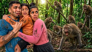 We Were Surrounded By Wild Monkeys!
