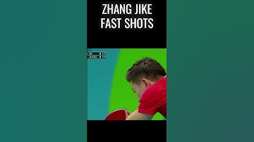 EPIC FAST SHOT ZHANG JIKE #shorts #tabletennis #tenisdemesa