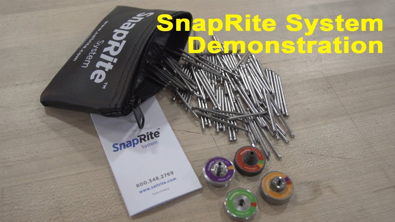 Sailrite® Snap Fastener Deluxe Installation Tool Demo 