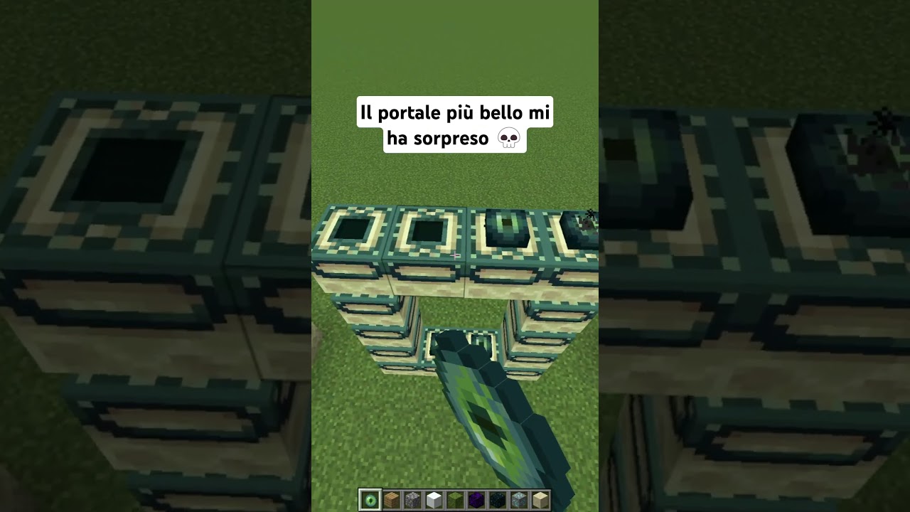 il portale finale era il sogno di tutti 💀 #minecraft
