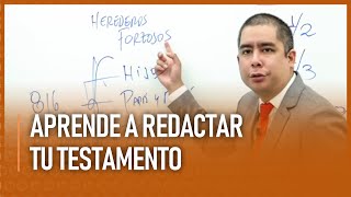 ¿Cómo redacto mi testamento? | #MiércolesDeFamilia| ep.1