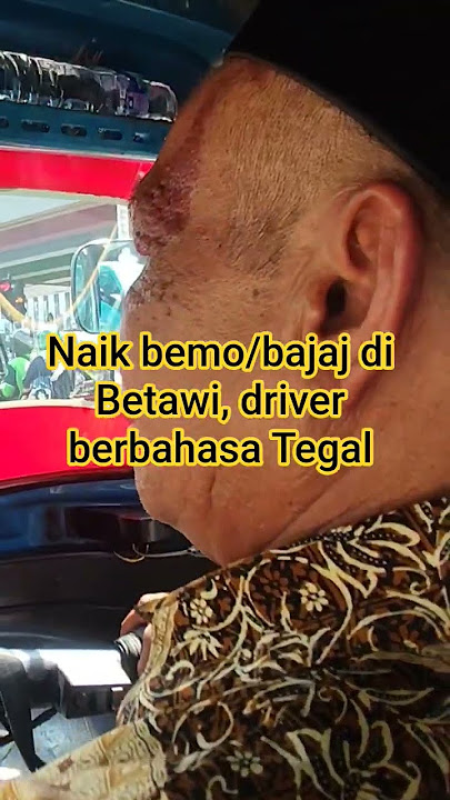 This was my first time riding a bemo/bajaj around Senen, Central Jakarta. It turned out the drive...