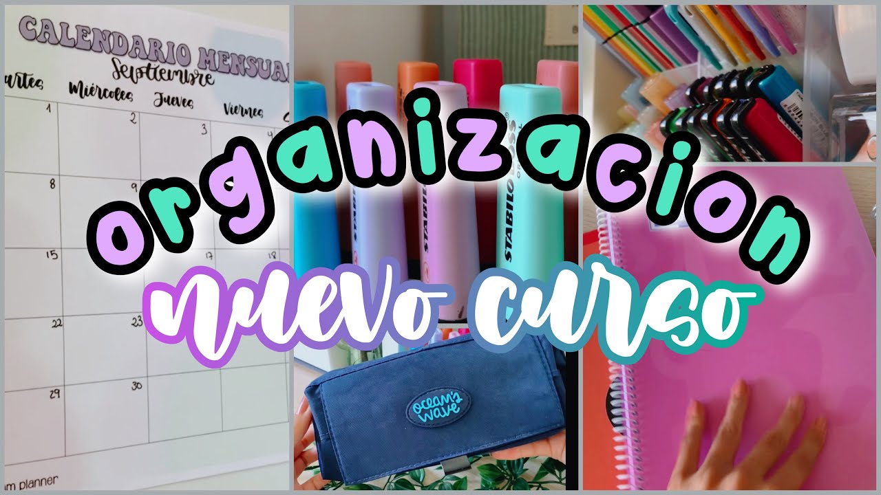 ORGANIZACIÓN NUEVO CURSO ✍🏼💘 (estuche, agenda, libretas, escritorio)
