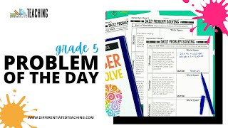 5th Grade Math Problem of the Day