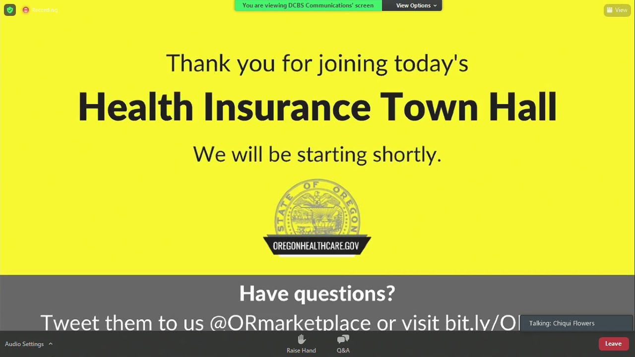 Watch Oregon Health Insurance Marketplace YouTube