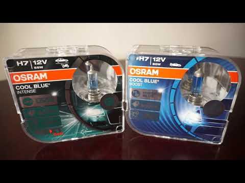 OSRAM Cool Blue Intense NEXT GEN vs OSRAM Cool Blue BOOST 