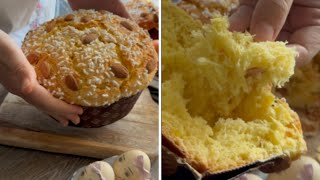 Artisanal panettone for Easter. This is!!! The perfect dough - Only in 4 hours!