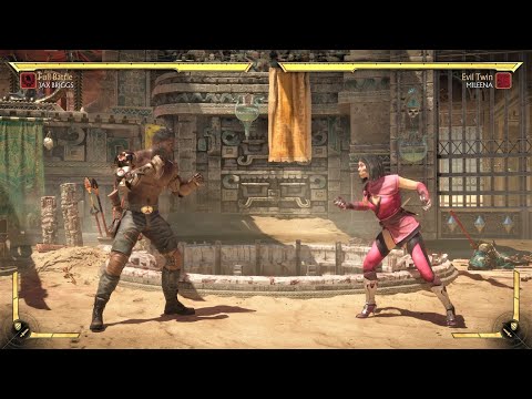 Jax Briggs vs Mileena (Hardest AI) - MORTAL KOMBAT 11