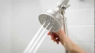 Caldwell™ 5-Setting Handheld & Wallmount Showerhead Combination Pack  |  Moen Features Spotlight