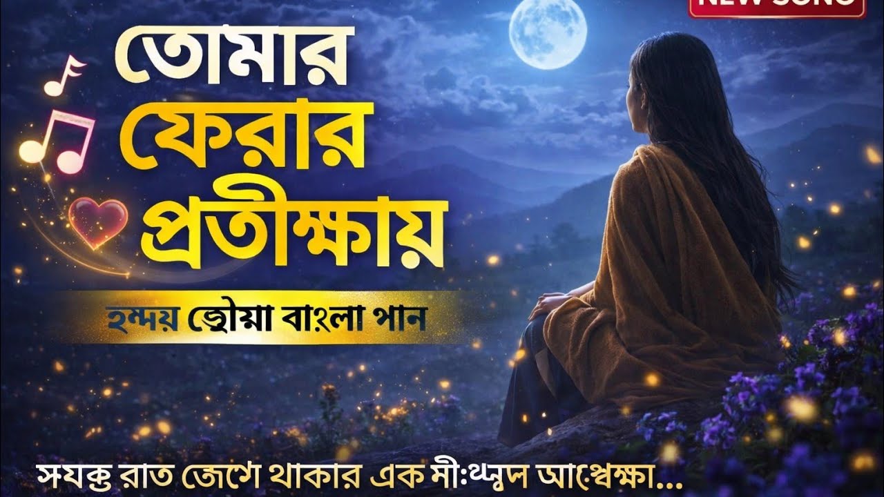 তোমার ফেরার প্রতীক্ষায় | হৃদয় ছোঁয়া বাংলা গান | Emotional Bengali Song #বাংলা_গান #EmotionalSong