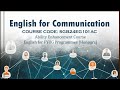 English For Communication/Block-01/Unit-01 Introduction to Communication #SGOU #degree #education 
