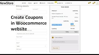 How to create coupons in woocommerce | Use coupons in wordpress website